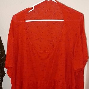 Dress shirt  dark green - 3X Happy Red - 3X